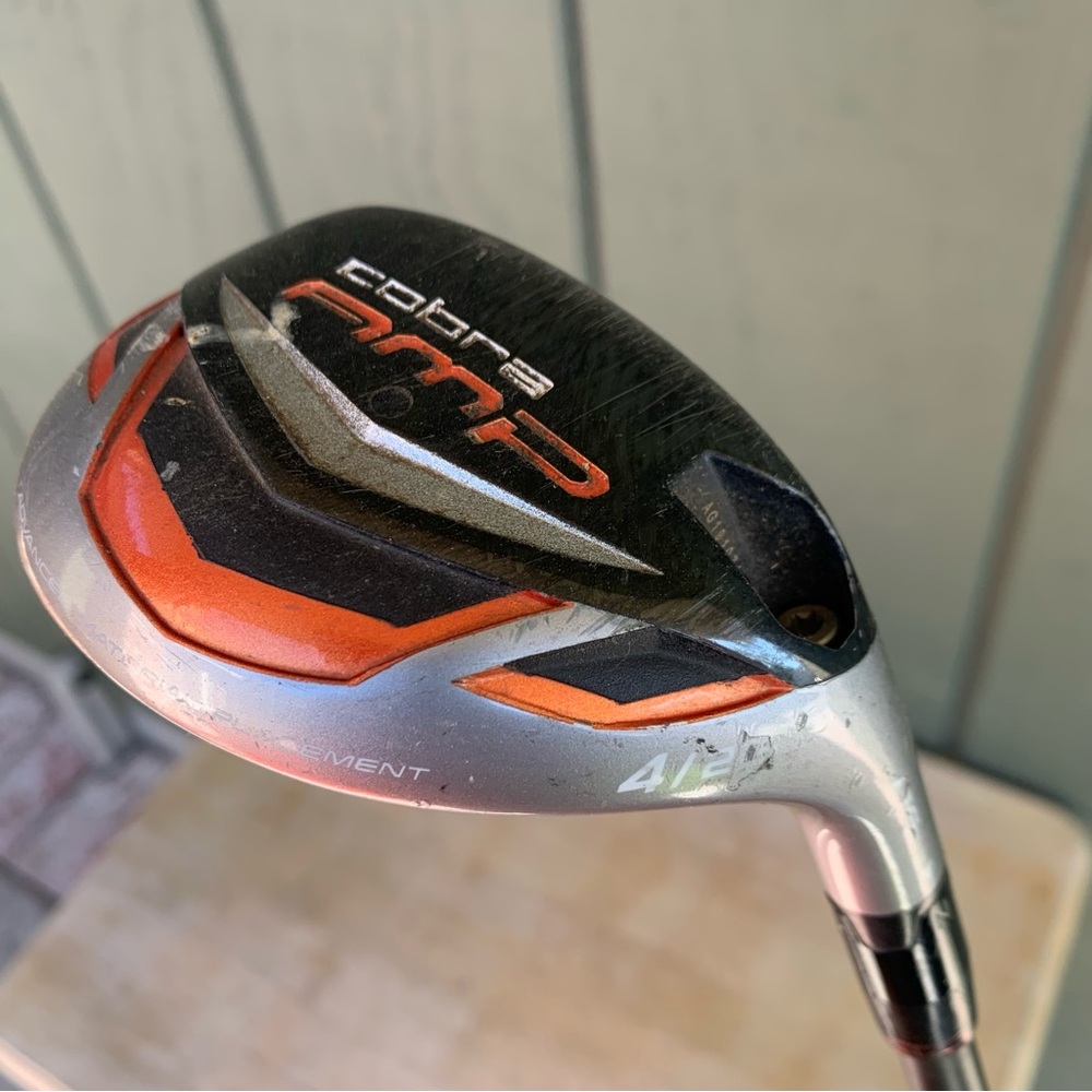 Cobra AMP 4 Hybrid 22 Degree RIP Regular Flex Graphite 41" RH 70G Stiff Flex